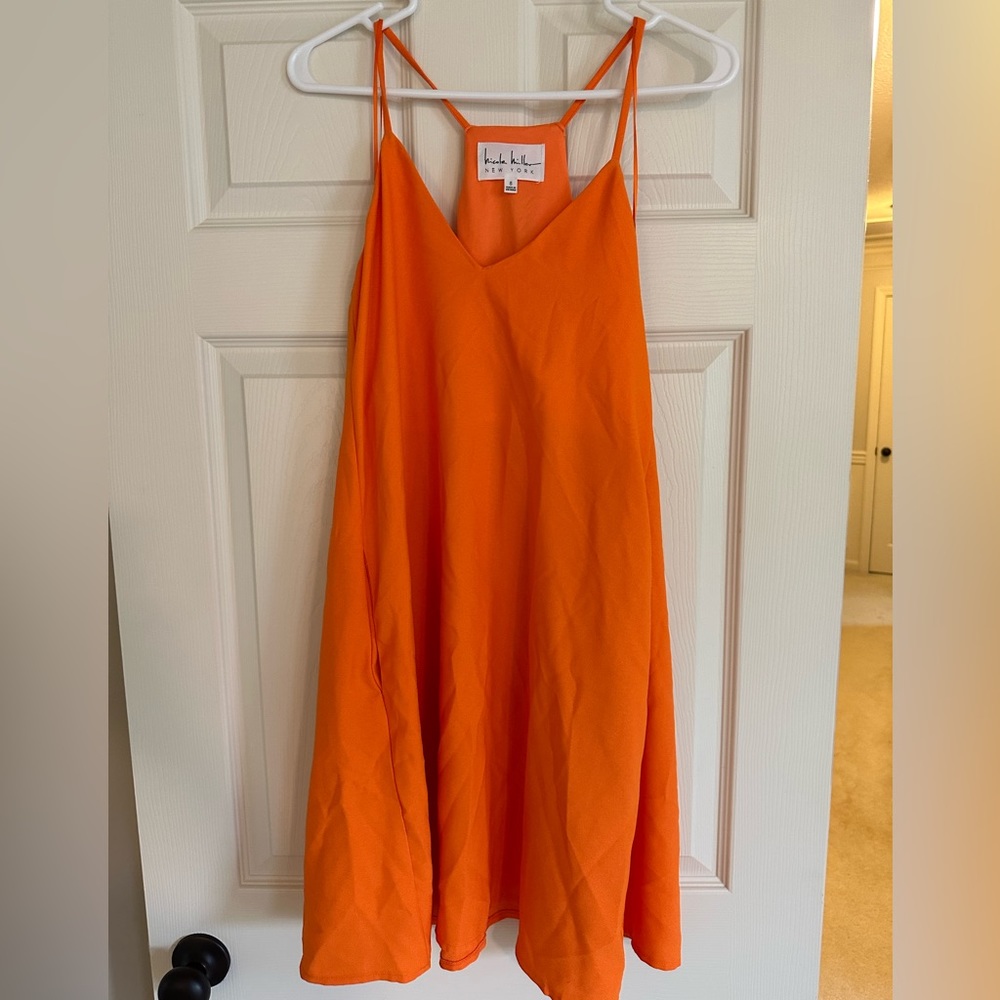 Orange dress